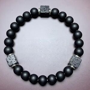 Shungite Beaded Stretch Bracelet